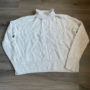 Cropped Turtle Neck Sweater
